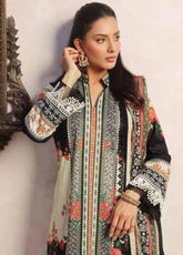 Alzohaib Colors Digital Printed Lawn 3 Piece Unstitched Suit AZ24CDPV4 D-04